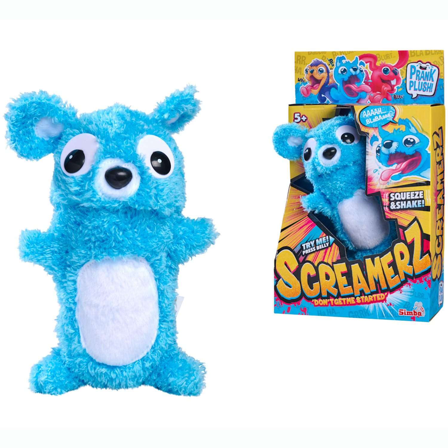 ScreamerZ Bear - 30 cm - Blå