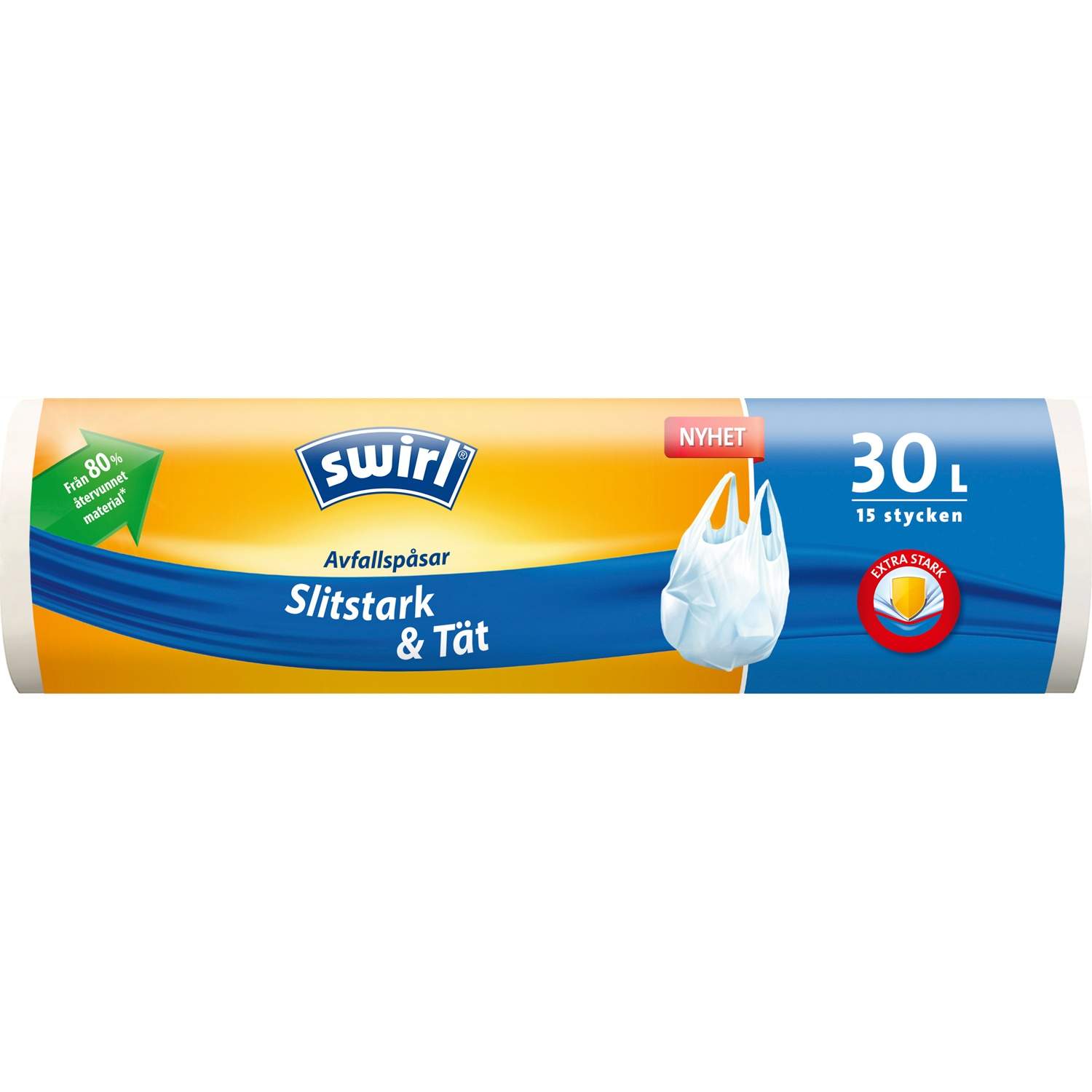 Affaldssække med håndtag 30L 16 stk DFP