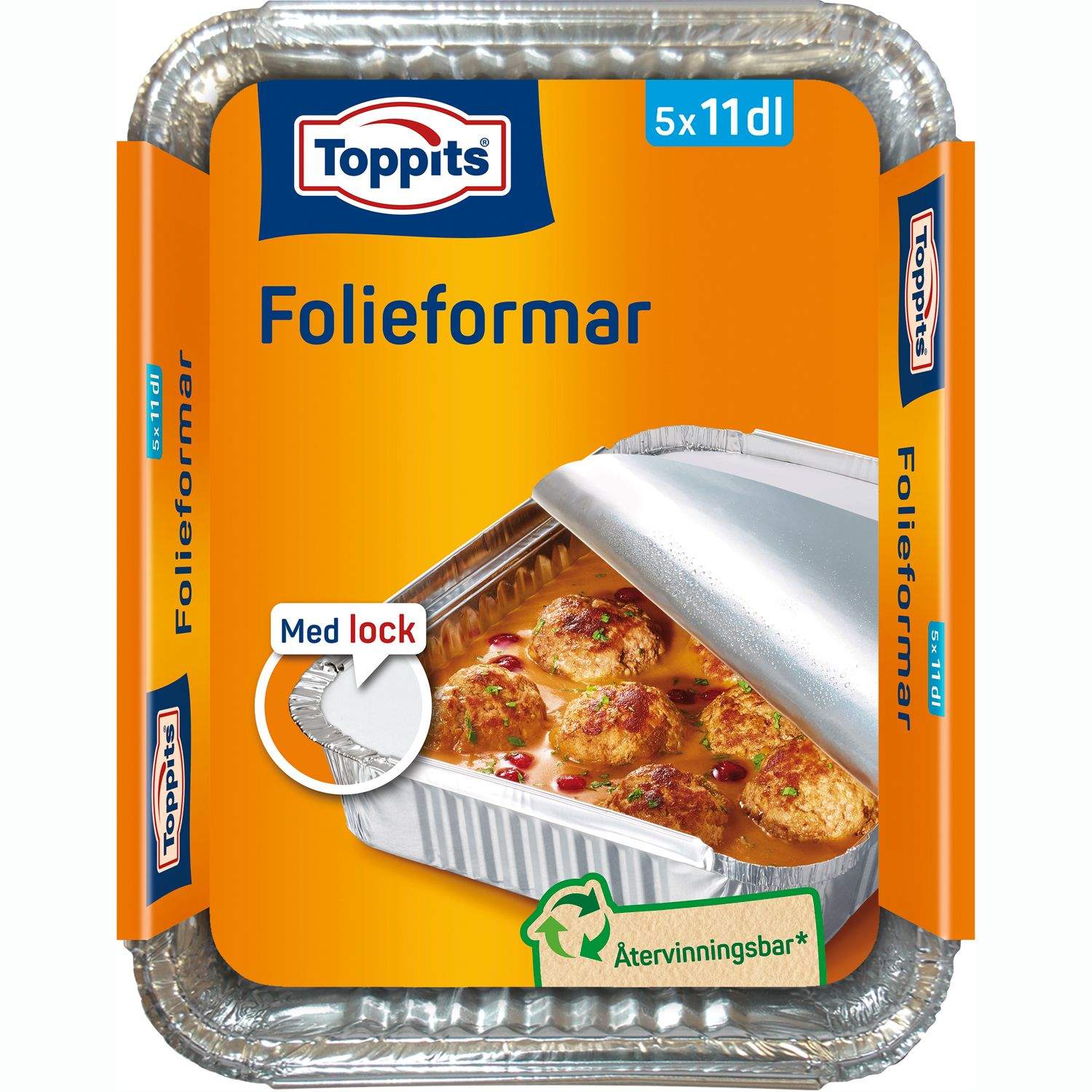 Folieforme med låg 11dl 14stDFP