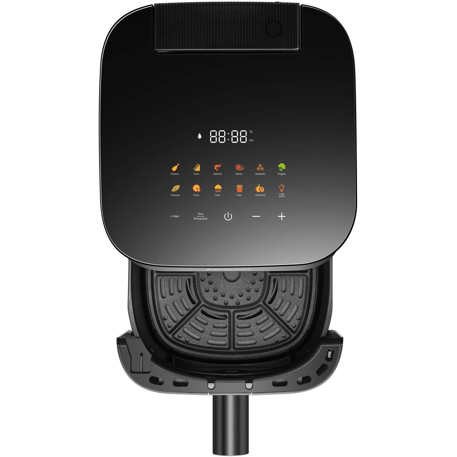 Alternativ bild 1 för Panasonic Heißluft-Fritteuse 1450 W Grau (NF-CC500SXE)