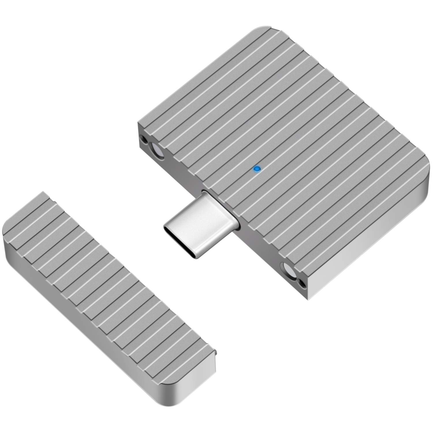 Mini kabinet til PCIe NVMe SSD USB-C Aluminium