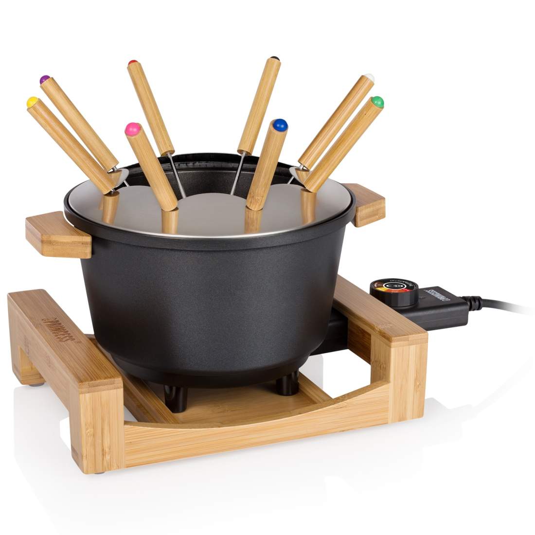 Fondueset Pure Bamboo 173025 1,5l 8st pinnar | Hem & Hobby - Hem & Hushåll - Kök - Servering - Glas & Muggar - Termos | Pryloteket