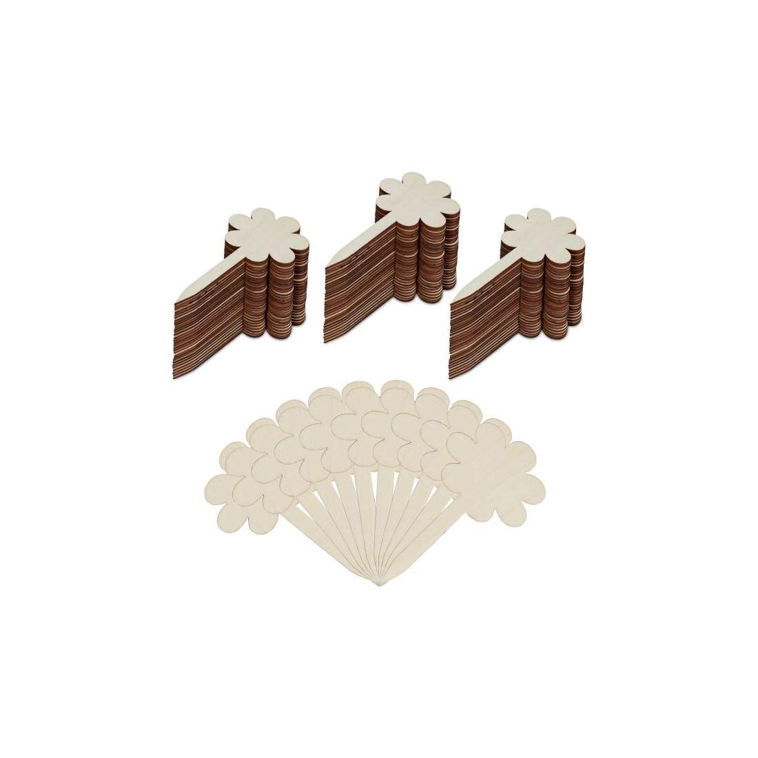 Plantpluggar av trä - 100 st | Hem & Hobby - Hem & Hushåll - Balkong | Pryloteket