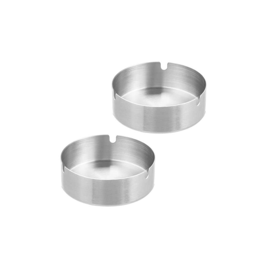 Askkopp i rostfritt stål, set om 2 | Hem & Hobby - Hem & Hushåll - Balkong | Pryloteket