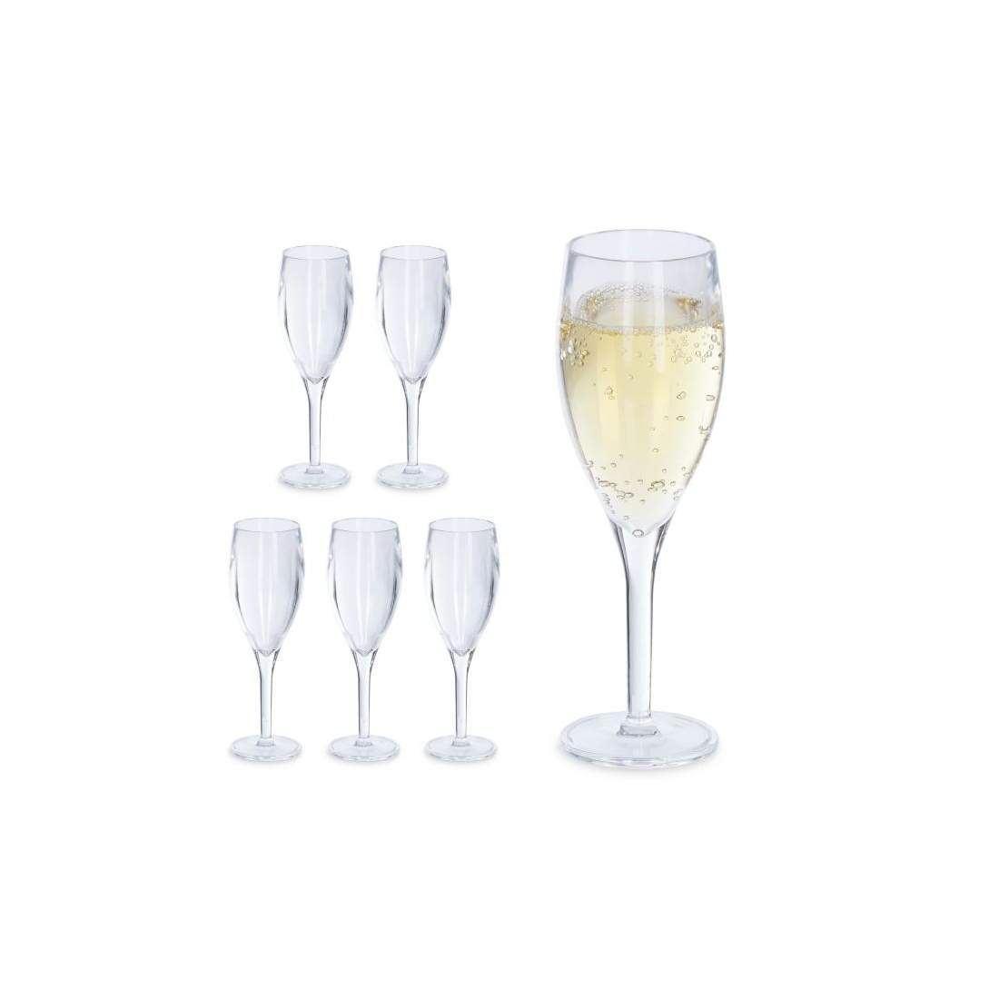 Plast champagneglas, set om 6 st | Elektronik - Kablar & Adaptrar - Adaptrar & Signalomvandlare - USB | Pryloteket