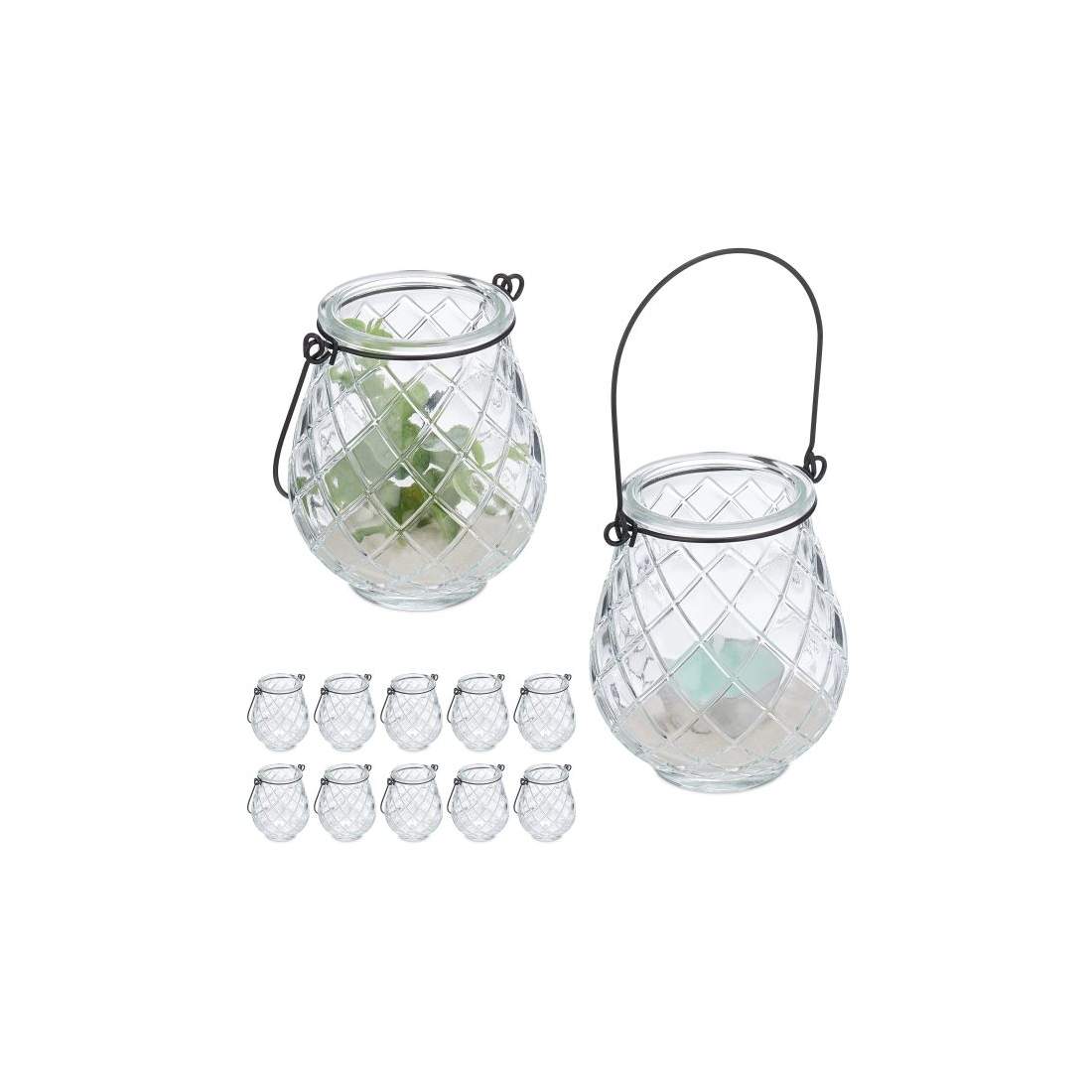 Transparent vindljusset om 12 st | Hem & Hobby - Hem & Hushåll - Balkong | Pryloteket