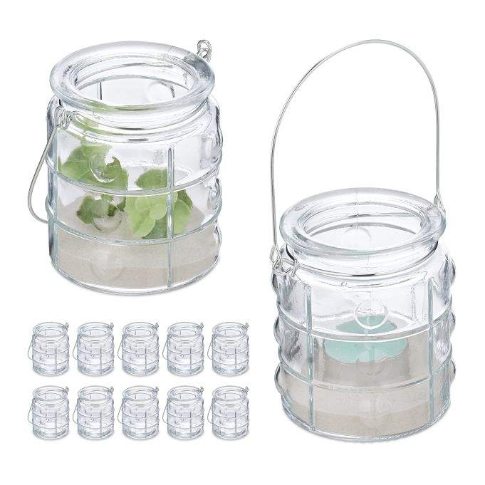 Gennemsigtig vindlys sæt med 12 stk