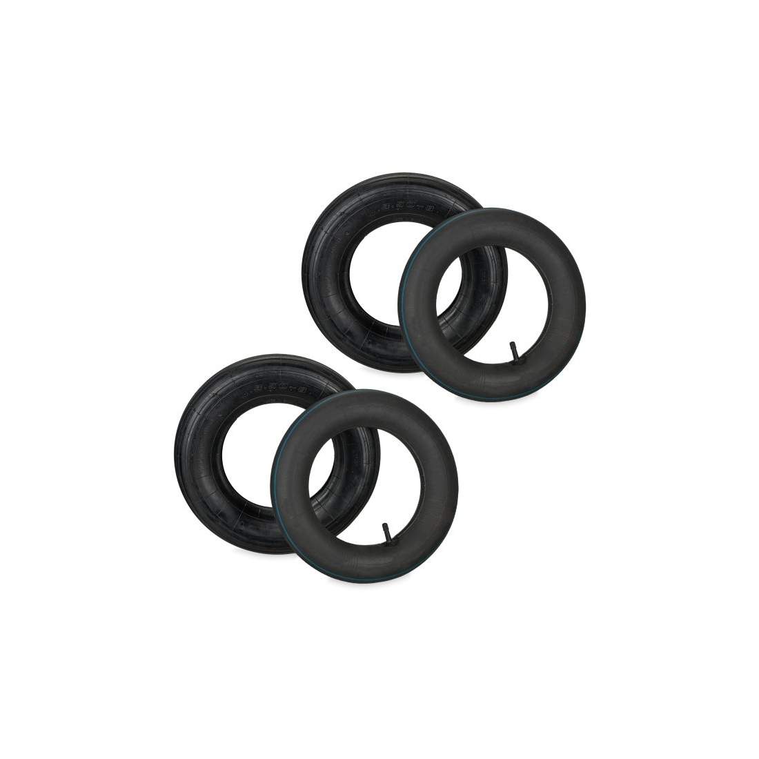 Hjulkärra set om 2 med slang | Hem & Hobby - Hem & Hushåll - Trädgårdsartiklar - Skottkärror - Skottkärrehjul | Pryloteket