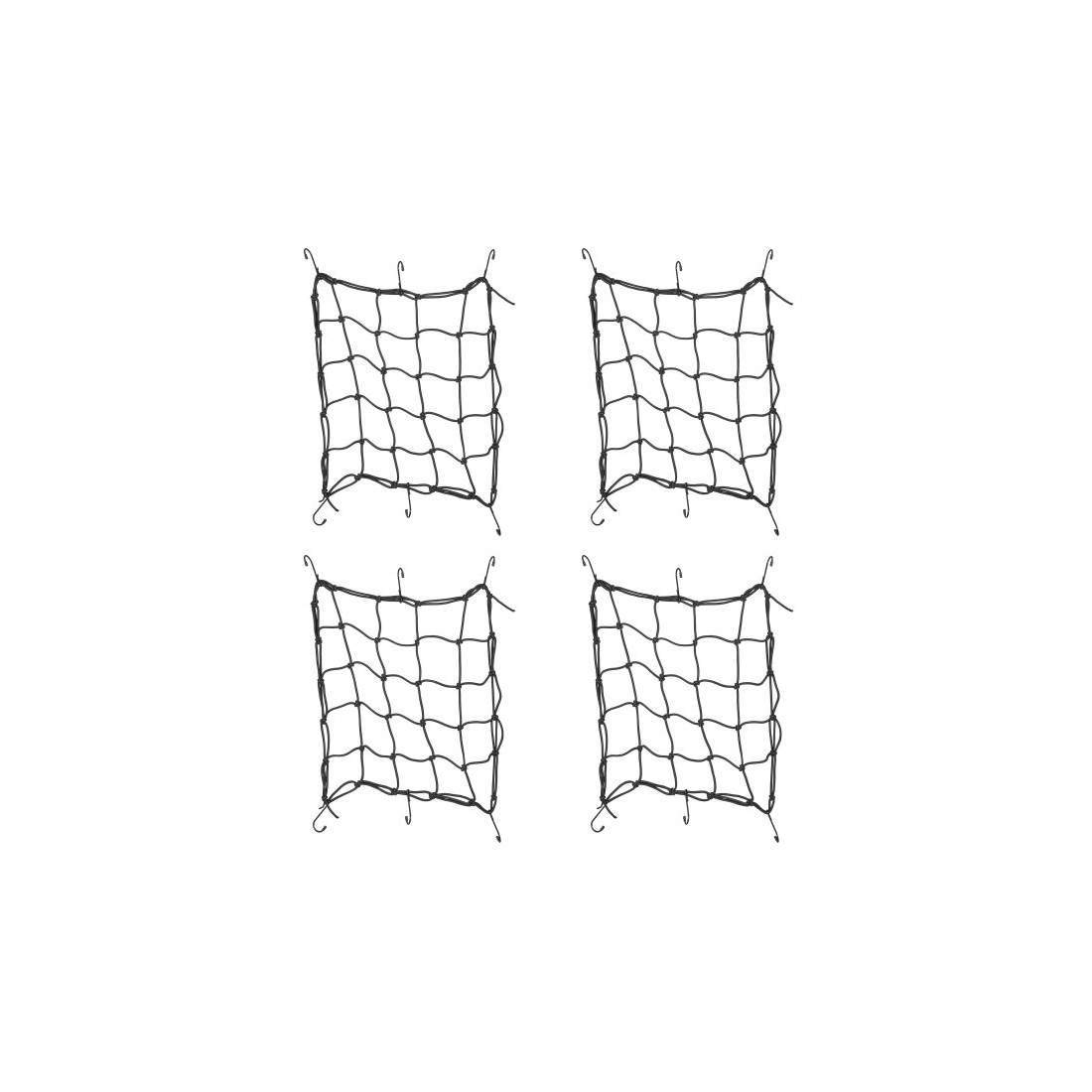 set med 4 bagagenät för motorcykel och cykel | Elektronik - Tillbehör Mobil & Surfplatta - Mobiltillbehör - Mobilkablar - Tillbehör | Pryloteket