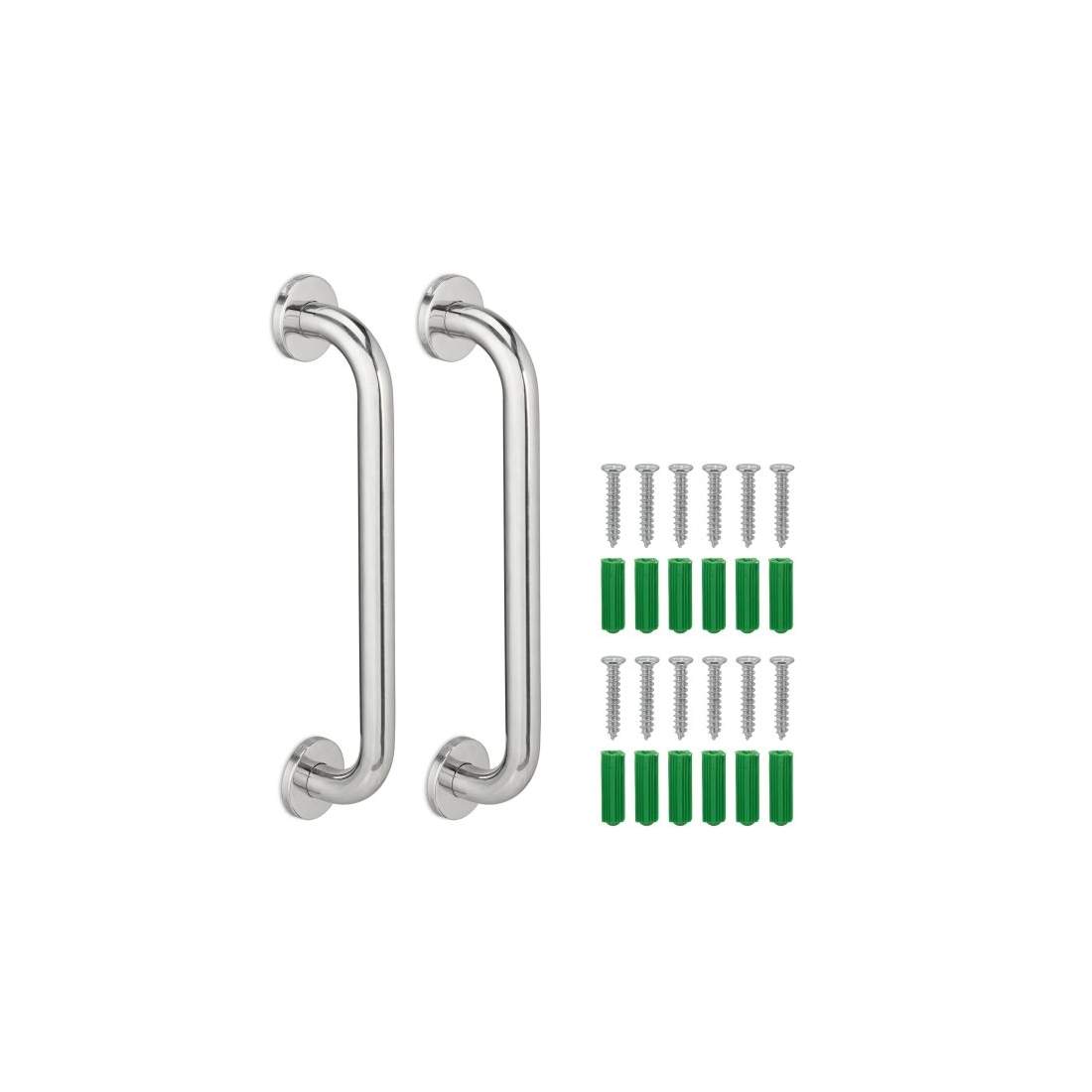 set med 2 handtag i rostfritt stål | Hem & Hobby - Hem & Hushåll - Badrum | Pryloteket