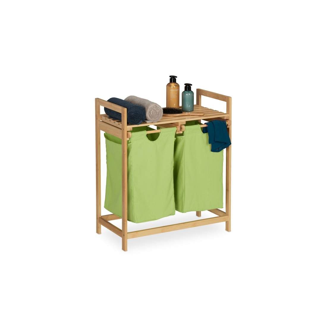 Tvättkorgshylla i bambu | Hem & Hobby - Hem & Hushåll - Tvätt - Tvättkorgar | Pryloteket
