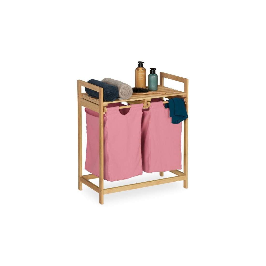Tvättkorgshylla i bambu | Hem & Hobby - Hem & Hushåll - Tvätt - Tvättkorgar | Pryloteket