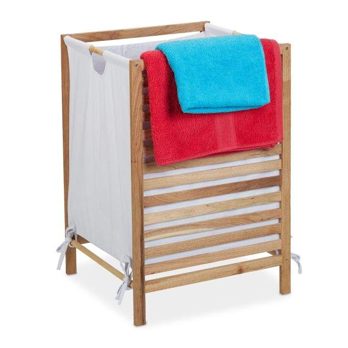 Tvättkorg i valnöt | Hem & Hobby - Hem & Hushåll - Tvätt - Tvättkorgar | Pryloteket