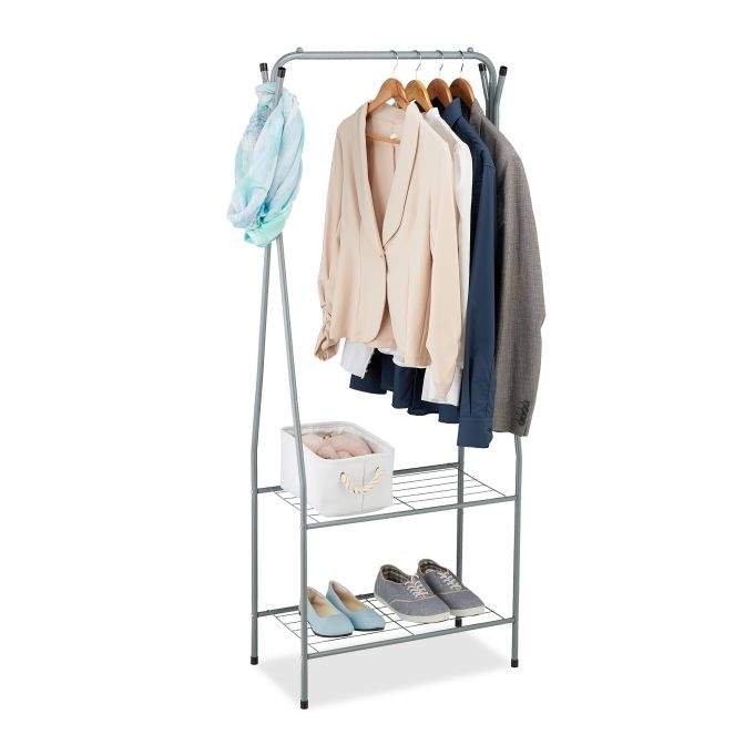 Tøjbøjle med 2 hylder