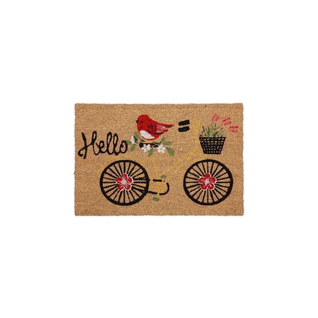 Kokosnöt Dörrmatta Cykel | Hem & Hobby - Hem & Hushåll - Inredning & Dekoration - Dörrmattor | Pryloteket