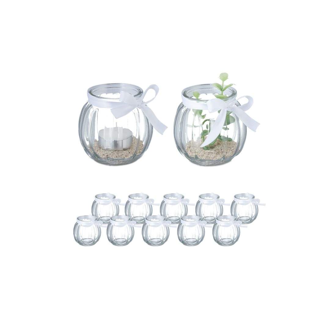 Transparent vindljusset om 12 st | Hem & Hobby - Hem & Hushåll - Balkong | Pryloteket