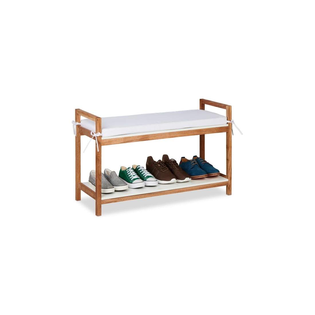 Skobänk med klädd sits | Hem & Hobby - Hem & Hushåll - Förvaring & Organisering - Skohylla | Pryloteket