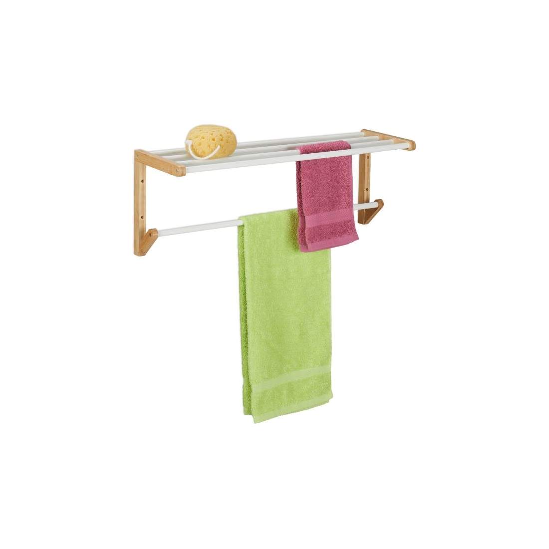 Handdukstork i bambu för väggen | Hem & Hobby - Hem & Hushåll - Textil - Handdukar | Pryloteket