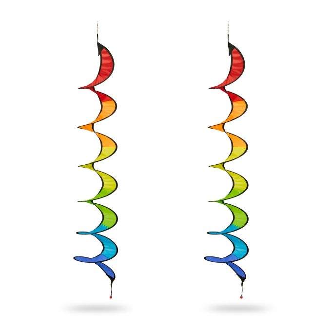 Rainbow vindklokke sæt med 2 stk