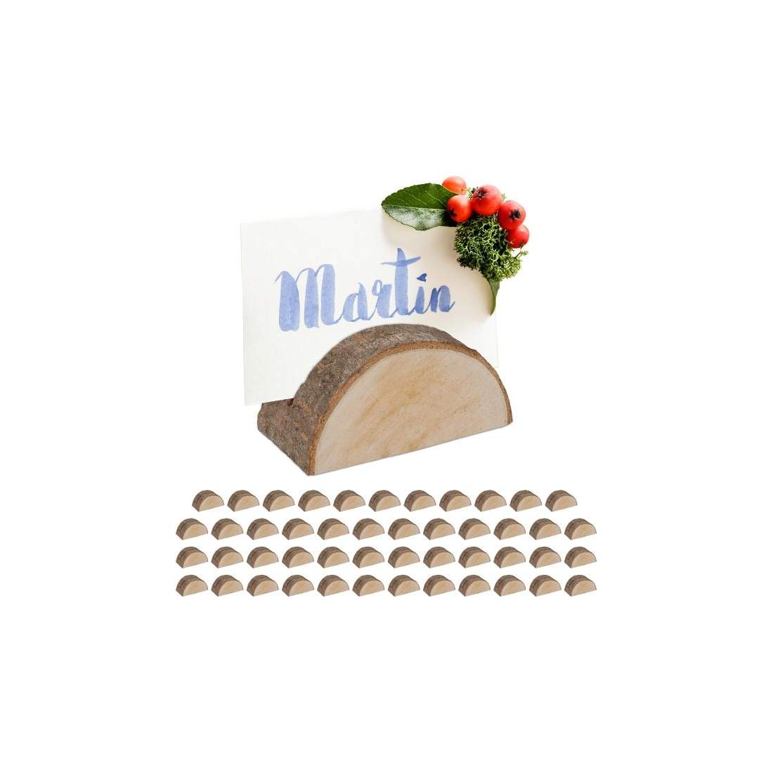 Holdere til lokationskort, sæt af 48 stk