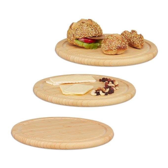 Bambus morgenmadsbord, sæt med 3