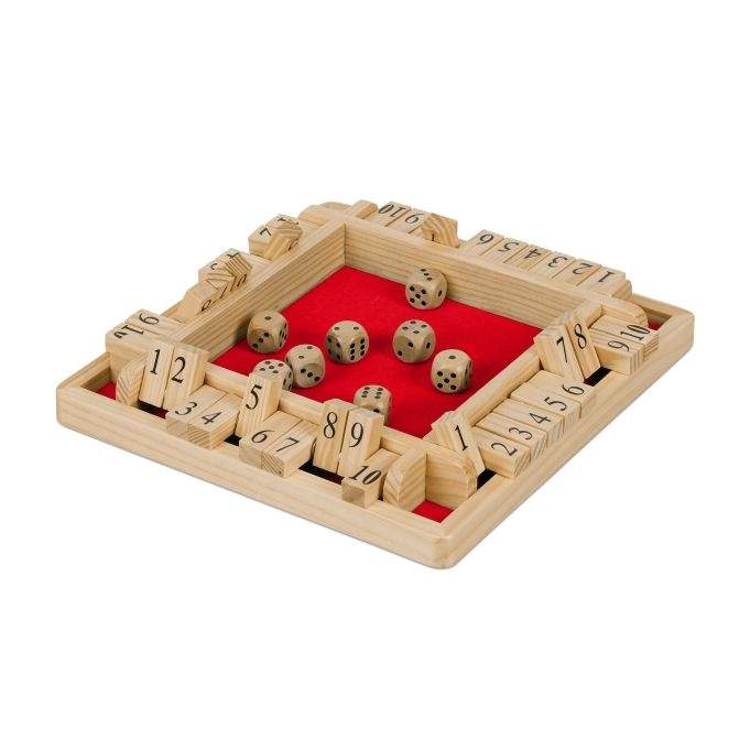 Shut The Box for 4 spillere