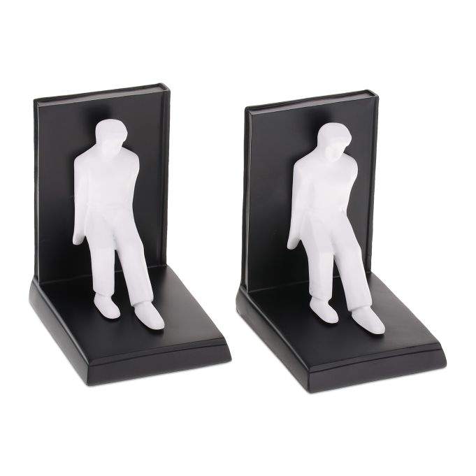 Menneskelig bogstøtte sæt af 2