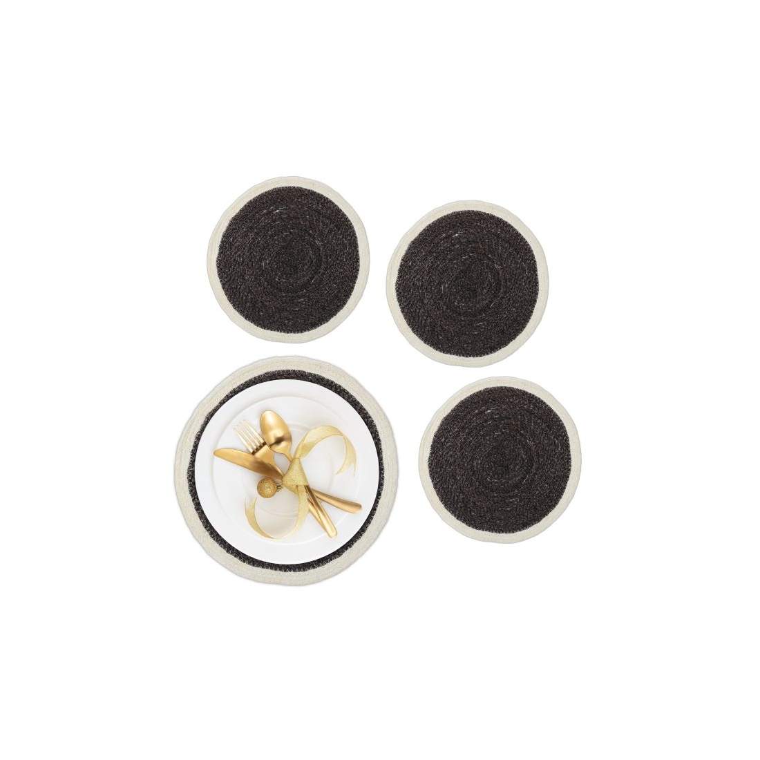 bordsduk i 4 delar av tång | Hem & Hobby - Hem & Hushåll - Kök - Servering - Bestick | Pryloteket