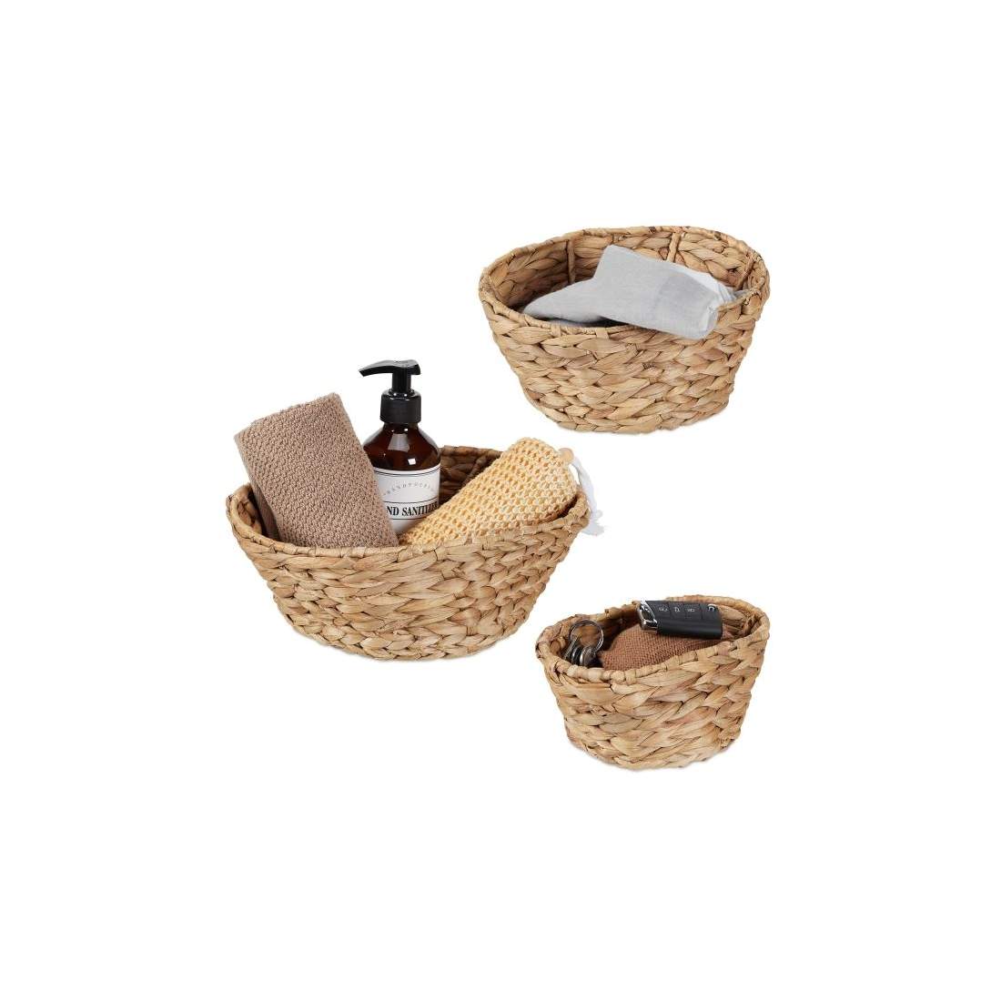 3x förvaringskorgar för vattenhyacint | Mode & Accessoarer - Accessoarer | Pryloteket