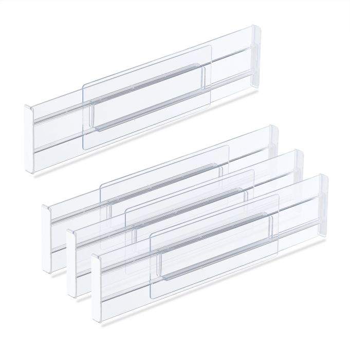 Sæt med 4 skuffeopdelere