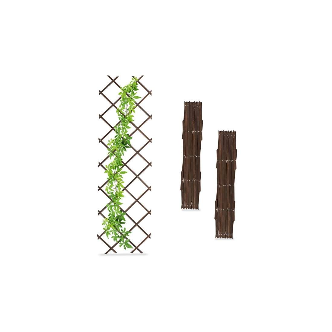 Infällbar träspaljéset om 3 | Elektronik - Tillbehör Mobil & Surfplatta - Mobiltillbehör - Mobilkablar - Tillbehör | Pryloteket