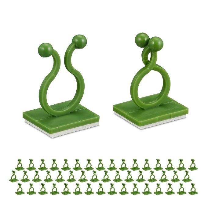 Selvklæbende planteclips i sæt med 240 stk