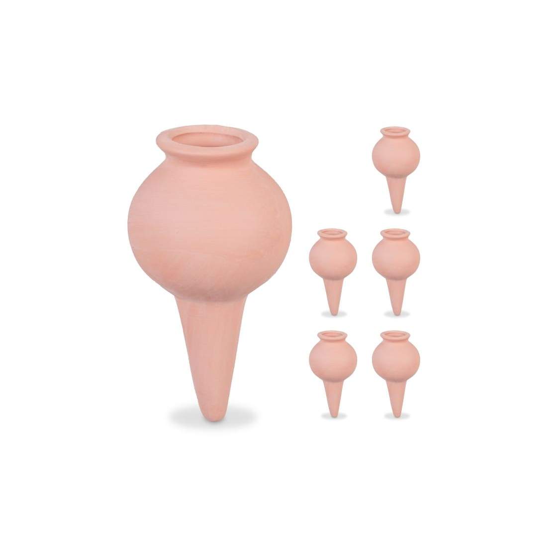 Lerkottar, set om 6 st | Hem & Hobby - Hem & Hushåll - Balkong | Pryloteket