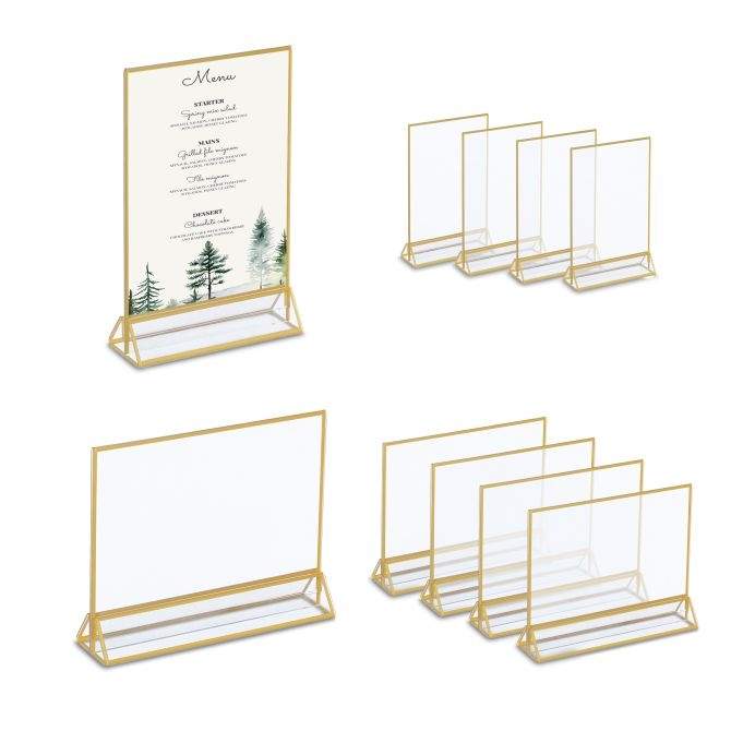 Bordstativ A5 sæt med 10 stk