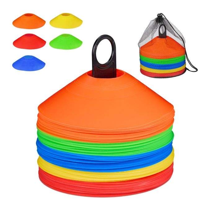 set med 80 markörkoner fotboll | Sport & Fritid - Träning | Pryloteket