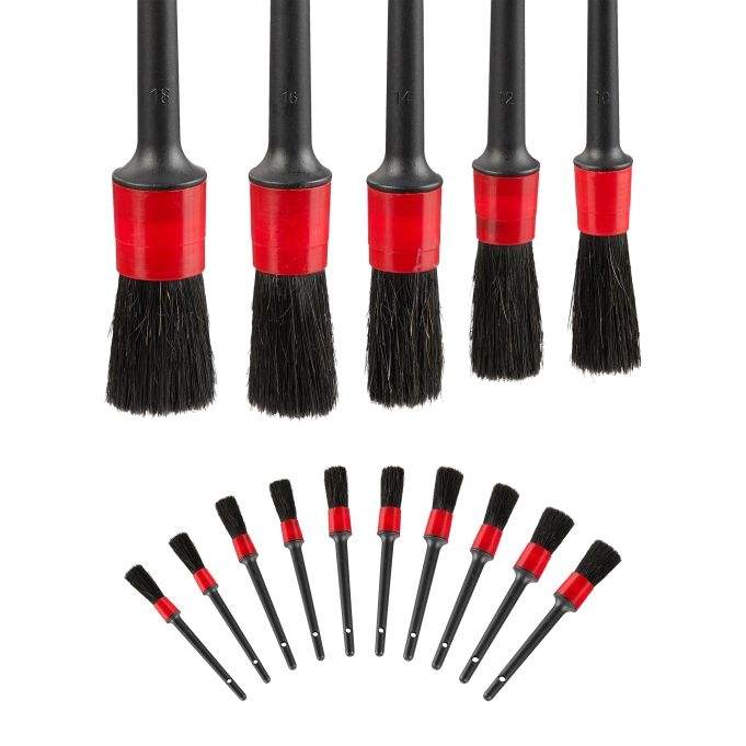 Detaljebørstesæt á 15 stk