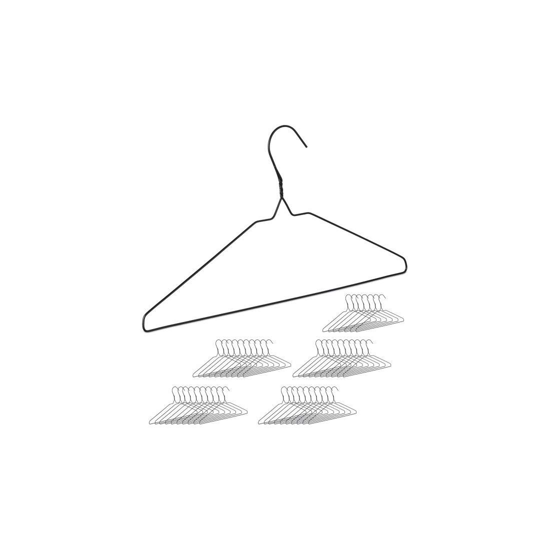 Svarta klädhängare 48-pack | Mode & Accessoarer - Kläder | Pryloteket