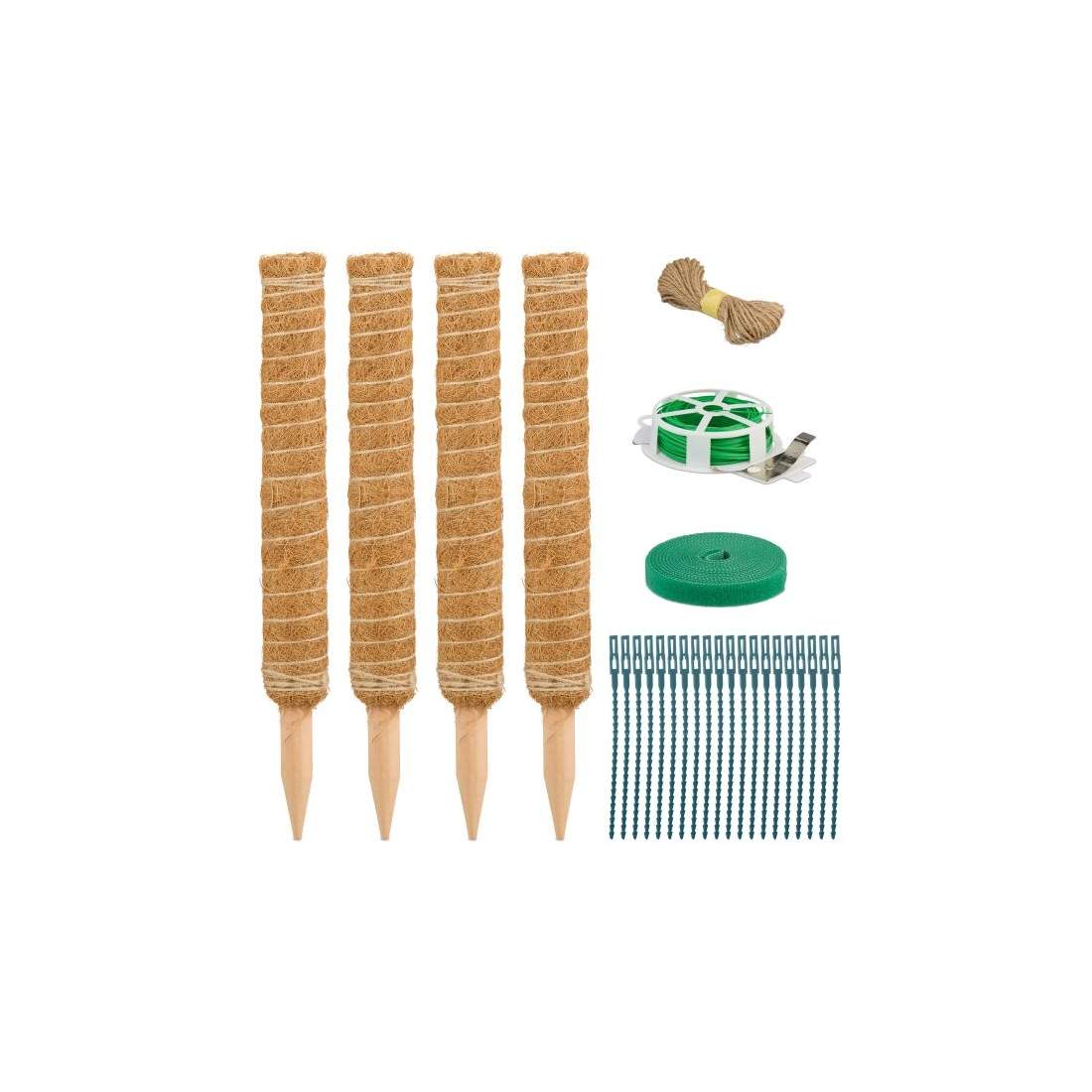 Kokosbars 4-pack 40 cm med tillbehör | Hem & Hobby - Hem & Hushåll - Inredning & Dekoration - Krukor | Pryloteket