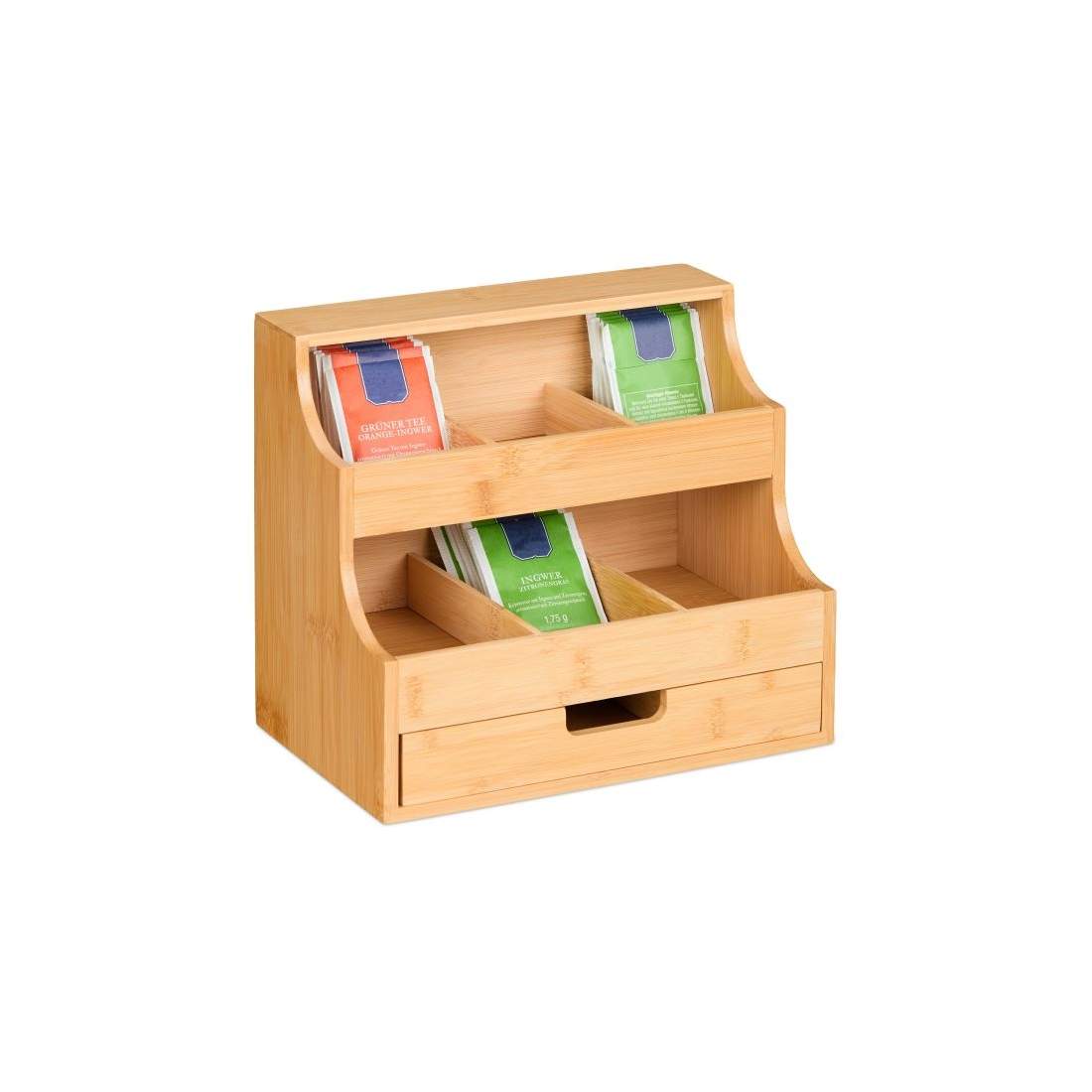 Tearrangör med låda 9 fack | Hälsa & Skönhet - Personvård - Hygien | Pryloteket