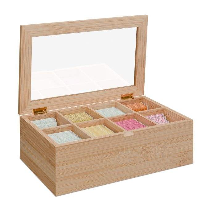 Tebox med 8 fack | Hem & Hobby | Pryloteket