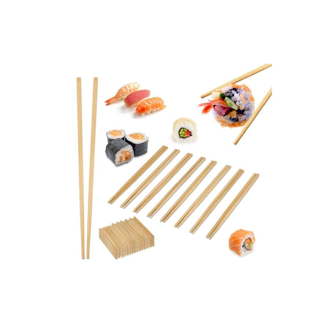 Bambu ätpinnar 144 par | Hem & Hobby - Hem & Hushåll - Kök - Köksredskap | Pryloteket