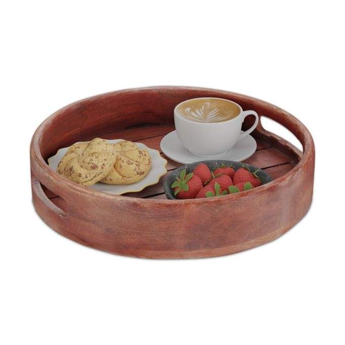 Rund bakke i mangotræ