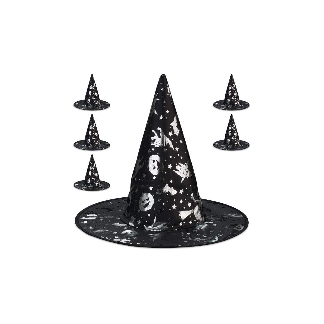 Hexhattar med Halloween-motiv 6-pack | Presenttips - Halloween | Pryloteket