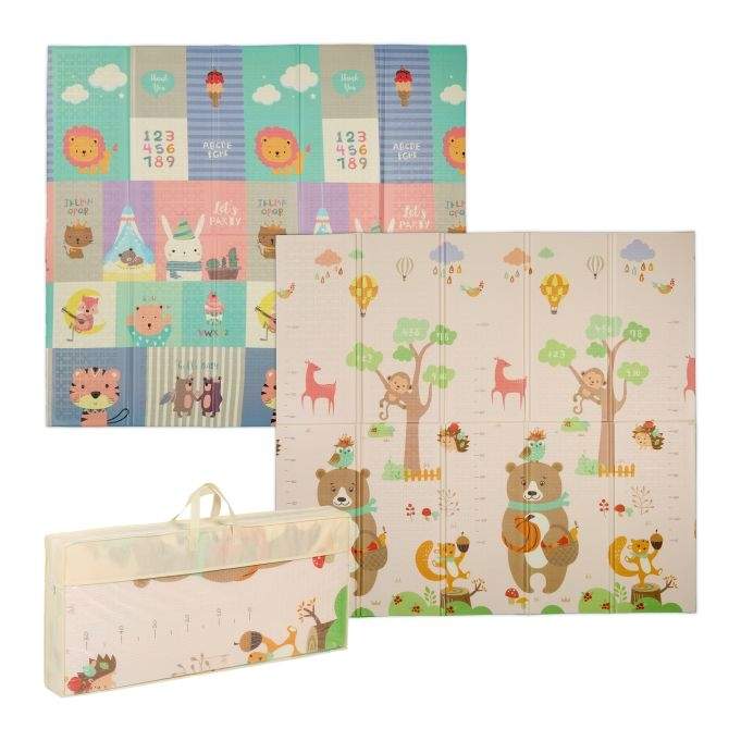 Sammenfoldelig dyrelegemåtte