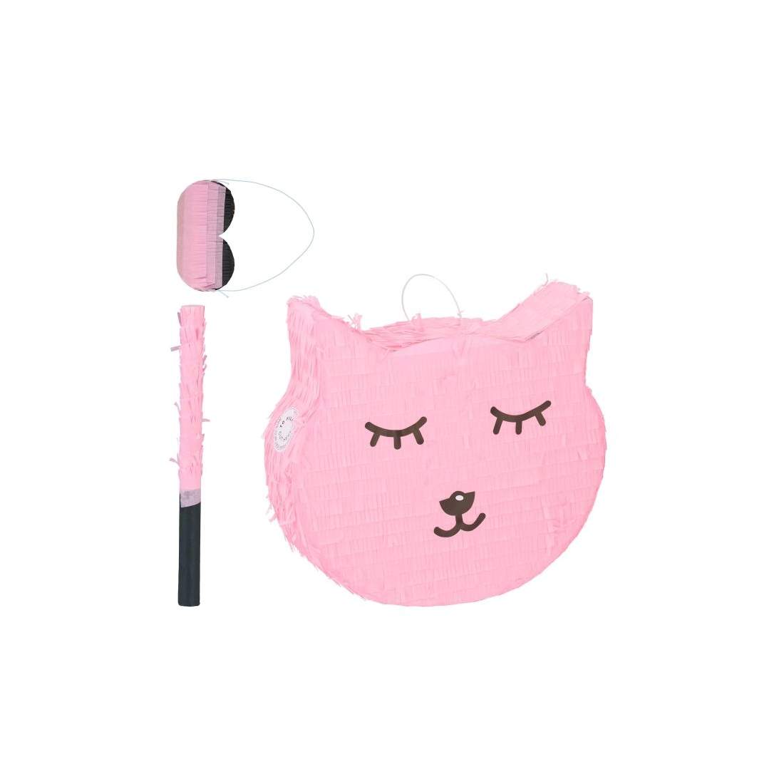 Kattpinata med klubba och mask | Hälsa & Skönhet - Personvård - Vård & Rehabilitering - Hållning | Pryloteket