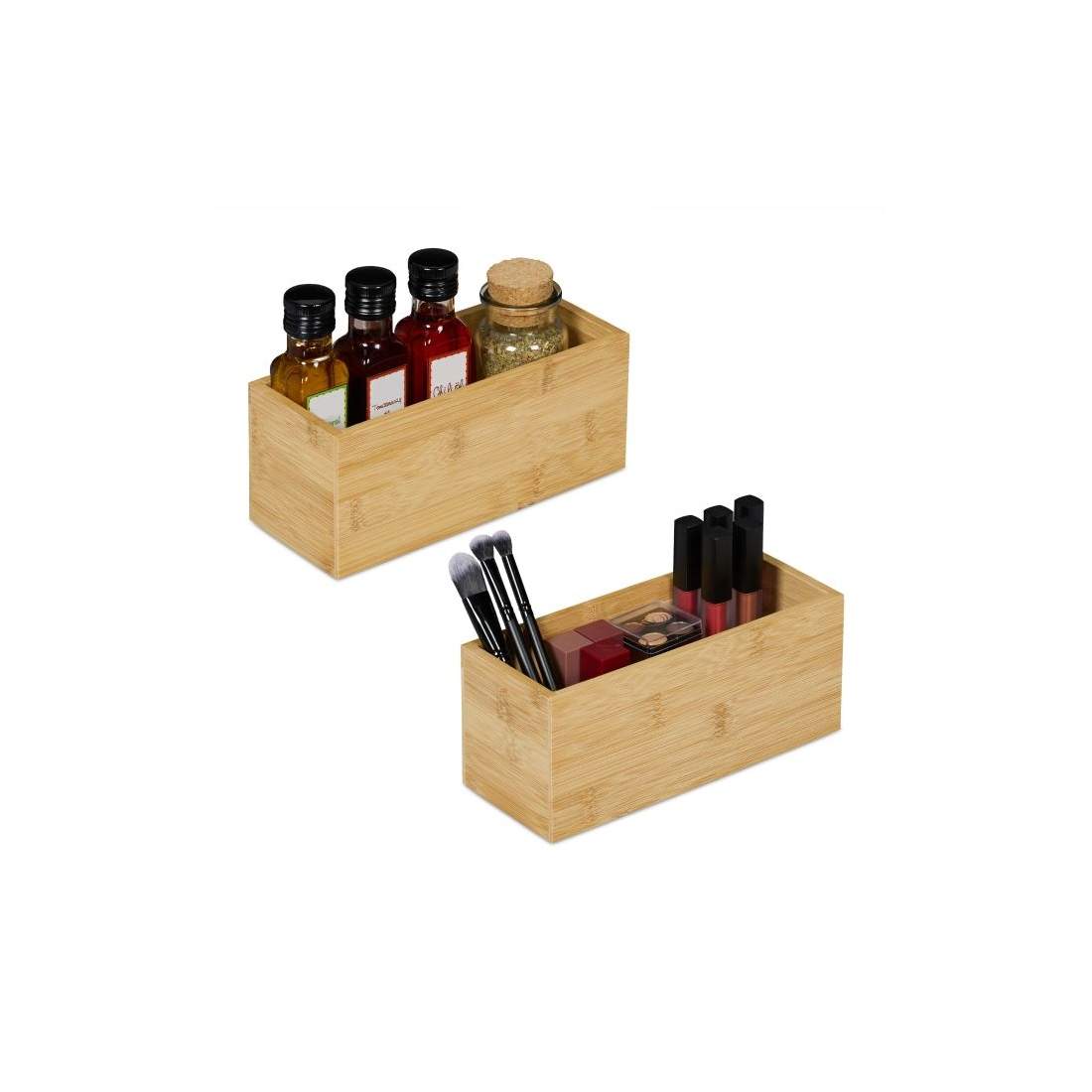 Bambu förvaringslåda, 2-pack | Hem & Hobby - Hem & Hushåll - Badrum | Pryloteket