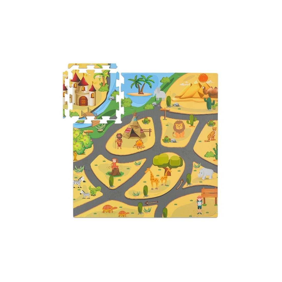 Safari pusselmatta | Leksaker & Spel - Leksaker - Pussel | Pryloteket