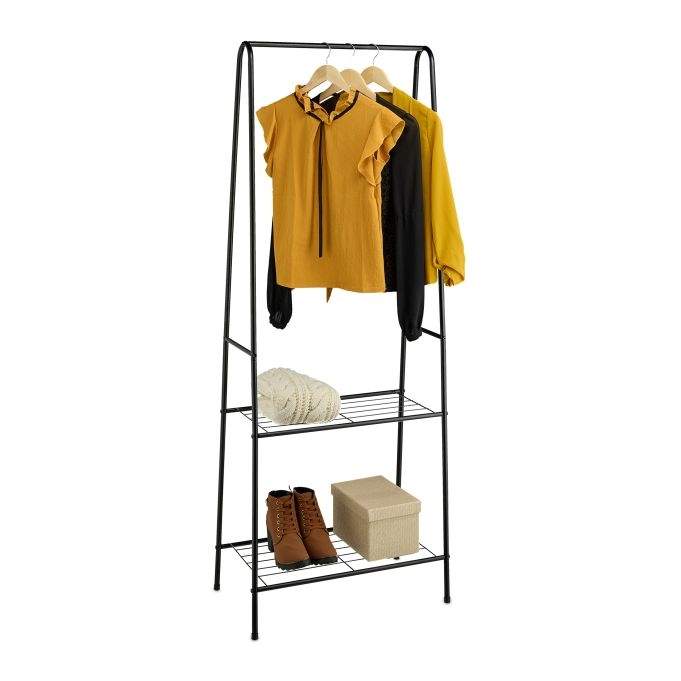 Sort bøjle 2 hylder