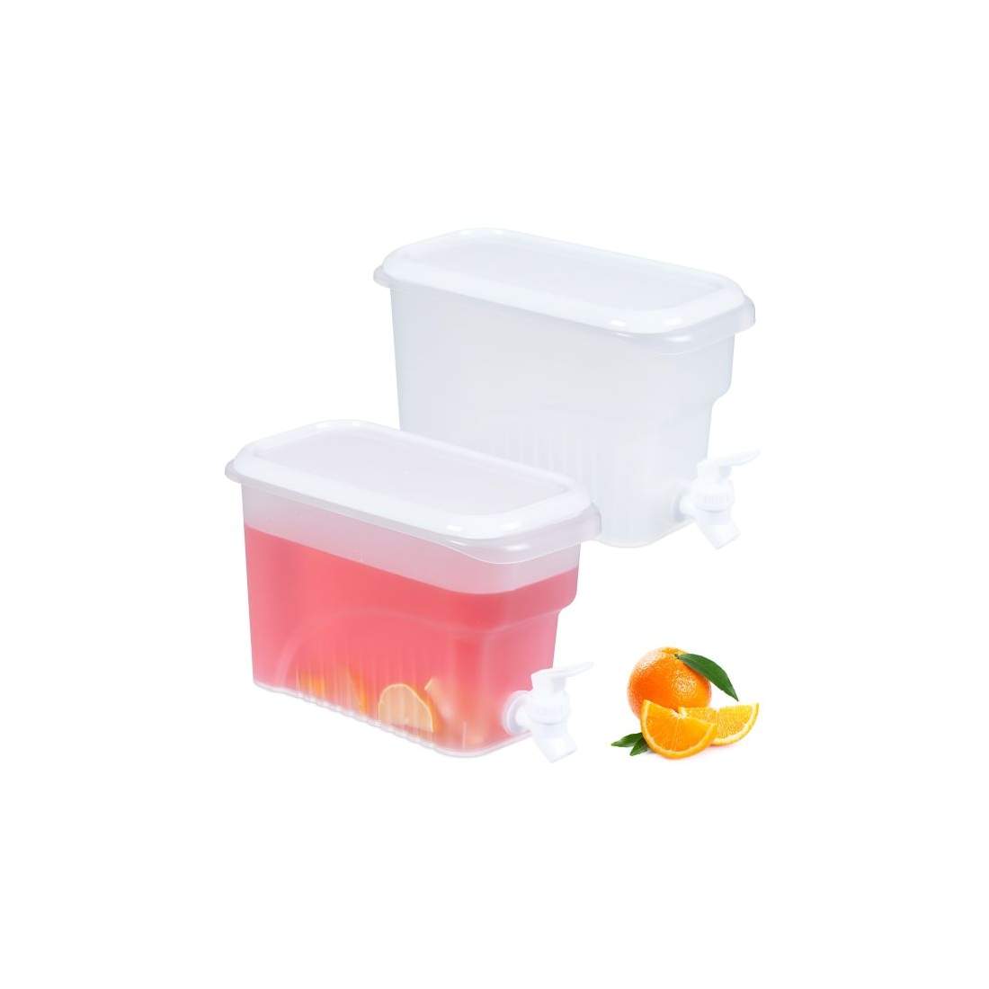 set med 2 drickshinkar kylskåp 3 l | Hälsa & Skönhet - Personvård - Hygien | Pryloteket