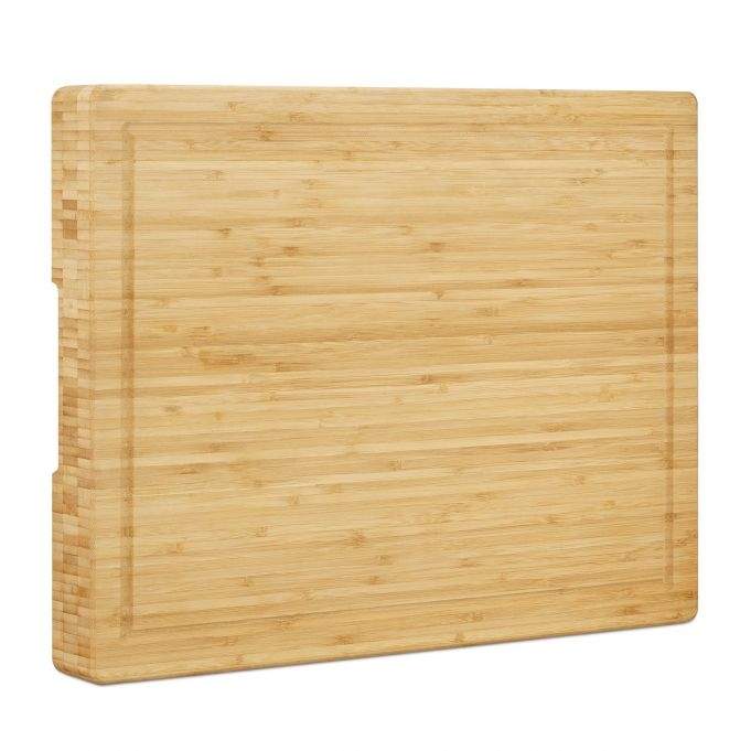 Stort skærebræt af bambus
